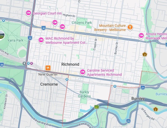 Richmond map area